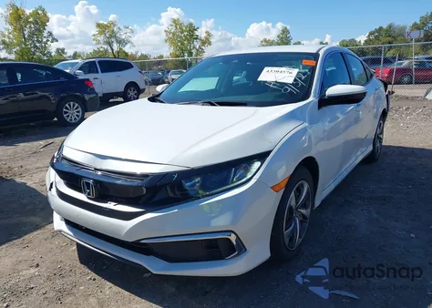 2020 Honda Civic Lx z USA, uszkodzony, nr VIN 2HGFC2F61LH543593